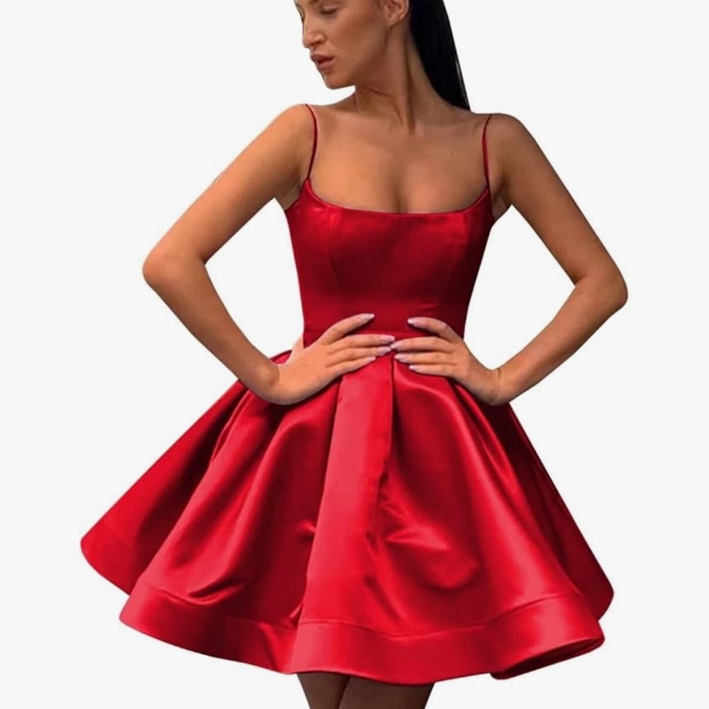 Elegant Red Mini Dress